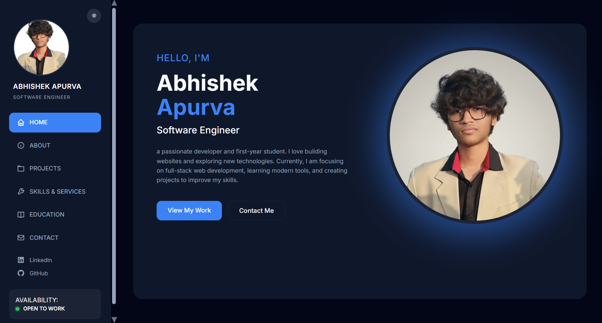 Personal Portfolio Website